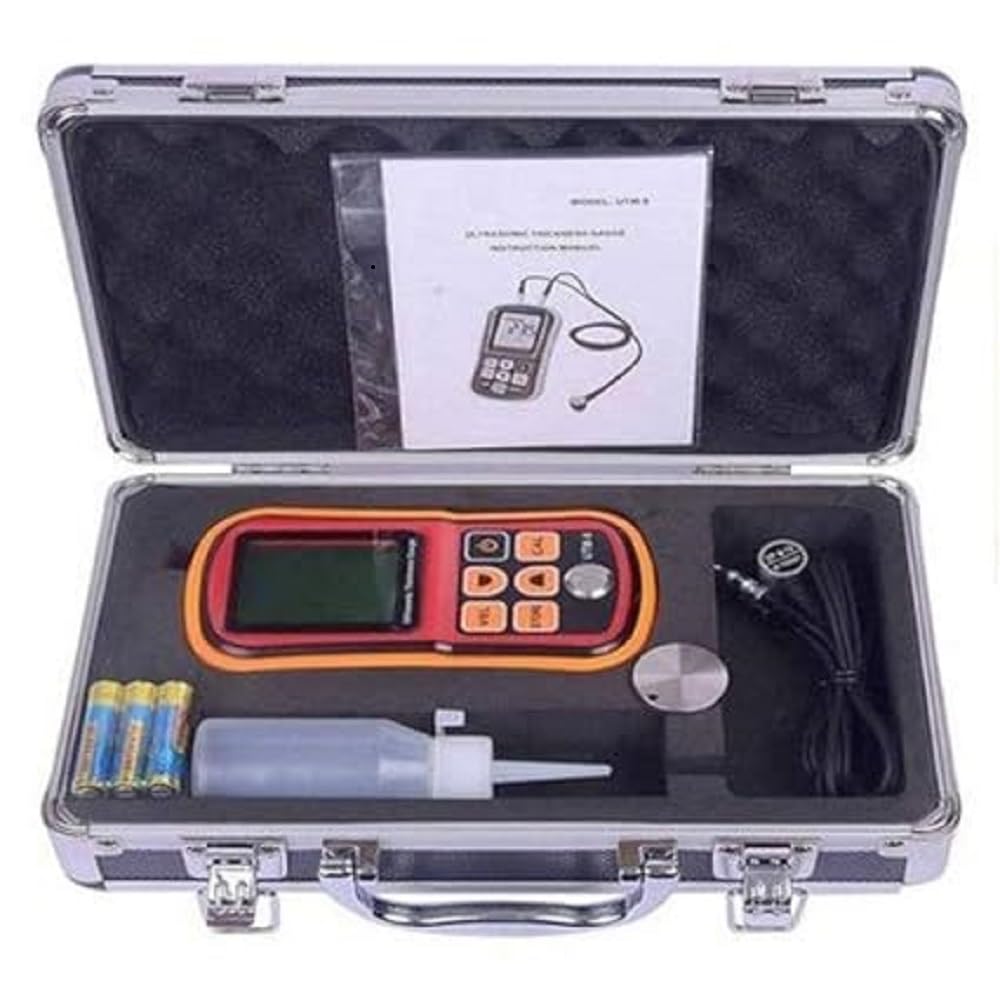 LT Digital Ultrasonic Thickness Gauge (UTM-9; Orange; Steel, Metal)-image-1