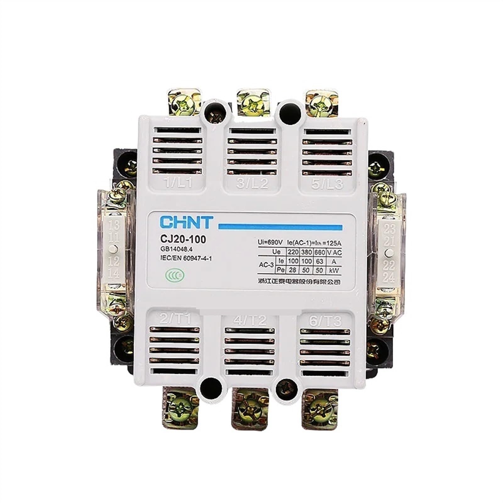RCGKNNMUZ CJ20-63 CJ20-100 CJ20-160 CJ20-250 CJ20-400 AC 220V 380V 63A 100A 160A 250A 630A Electric Magnetic 3 Phase AC Contactor(Cj20-630a,380V)
