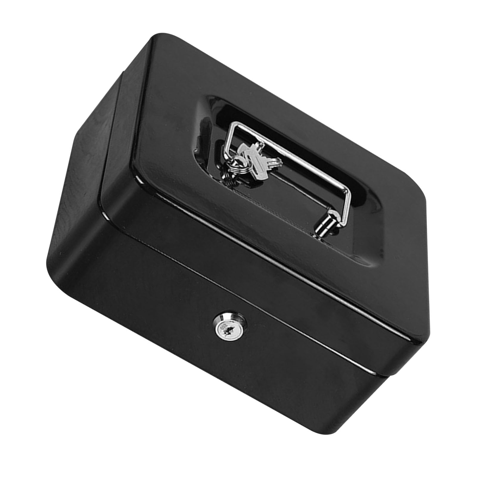 HEEPDD Caja Ignífuga con Cerradura con Llave, Caja para Protección de Documentos, de Archivos Ignífuga Impermeable, Estuche de Almacenamiento Seguro para el Hogar y los Viajes, de 250x200x90 Mm con