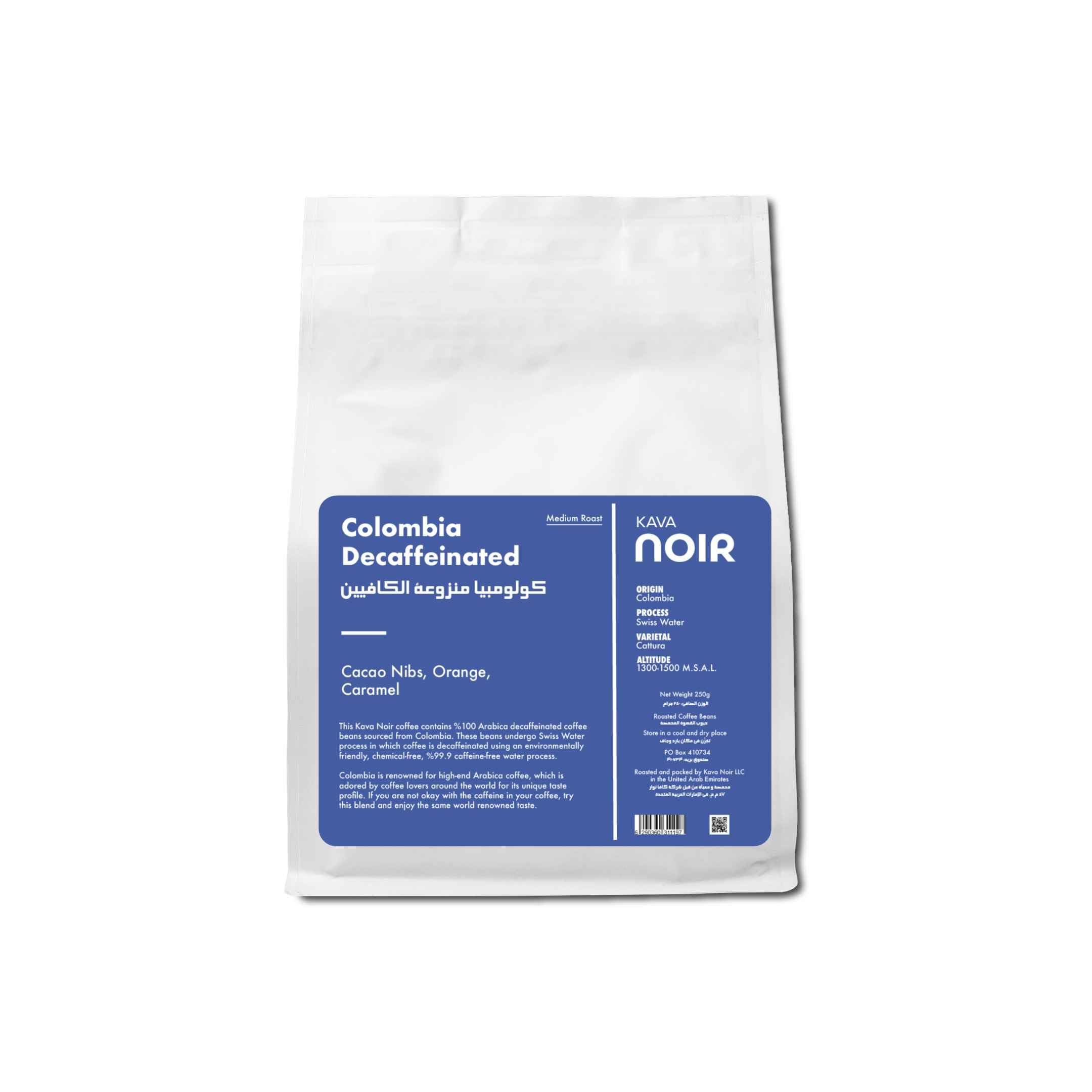 Colombia Decaffeinated Coffee 250g