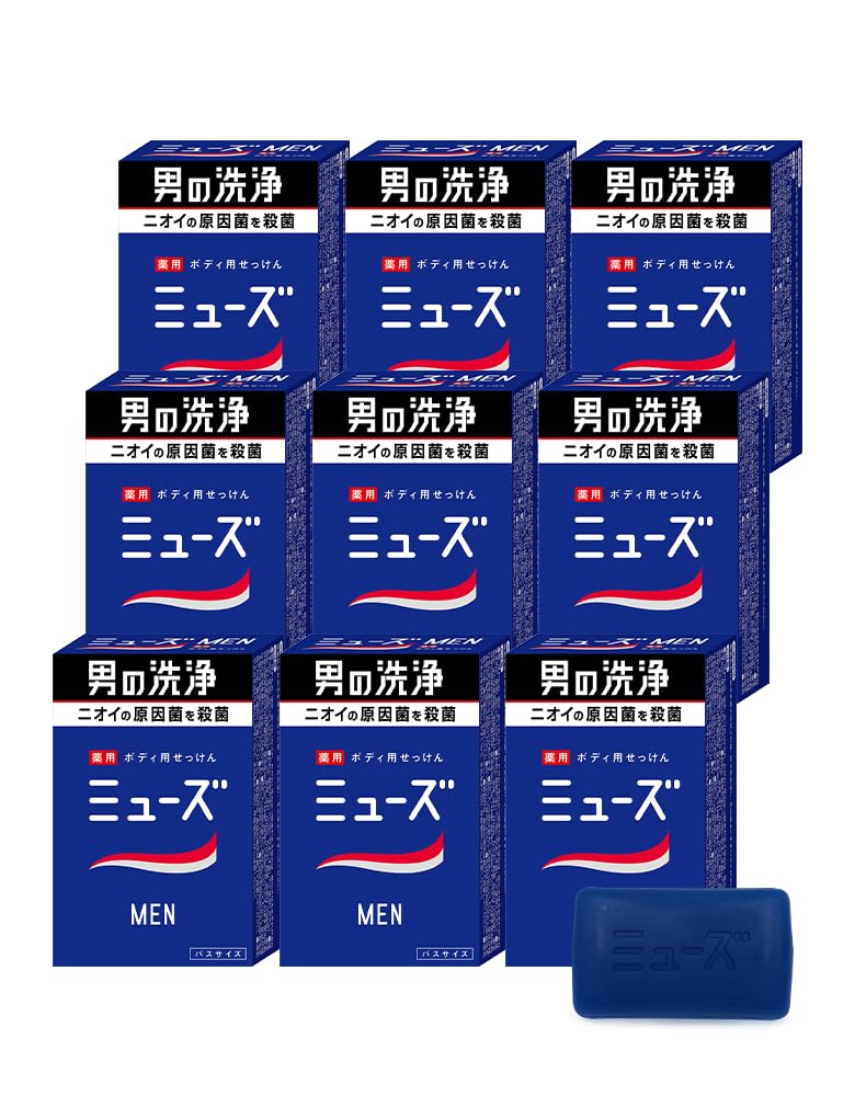 【医薬部外品】 MUSE 固形石鹸 ミューズ メン 男性 メンズ 消臭 135g × 9個