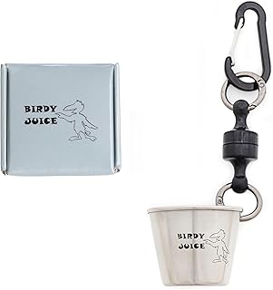 Shot Glass The Ultimate Birdie Celebration Cup - Carabiner Bag Attachment - Magnetic Food Grade Stainless Cup - Easy Cleaning, Best Golf Gift, Essential Golf Accessories