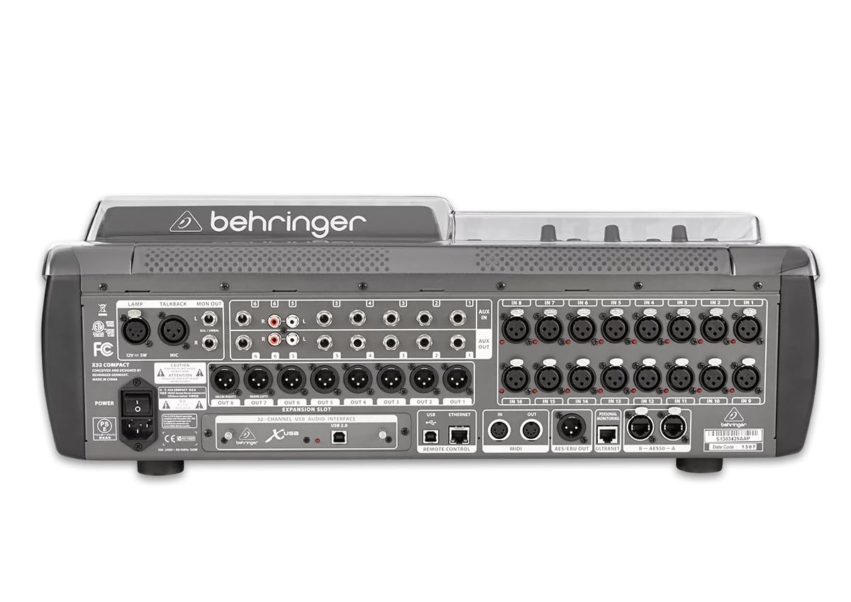 Decksaver DSP-PC-X32COMPACT Pro Behringer osłona przeciwpyłowa walizka