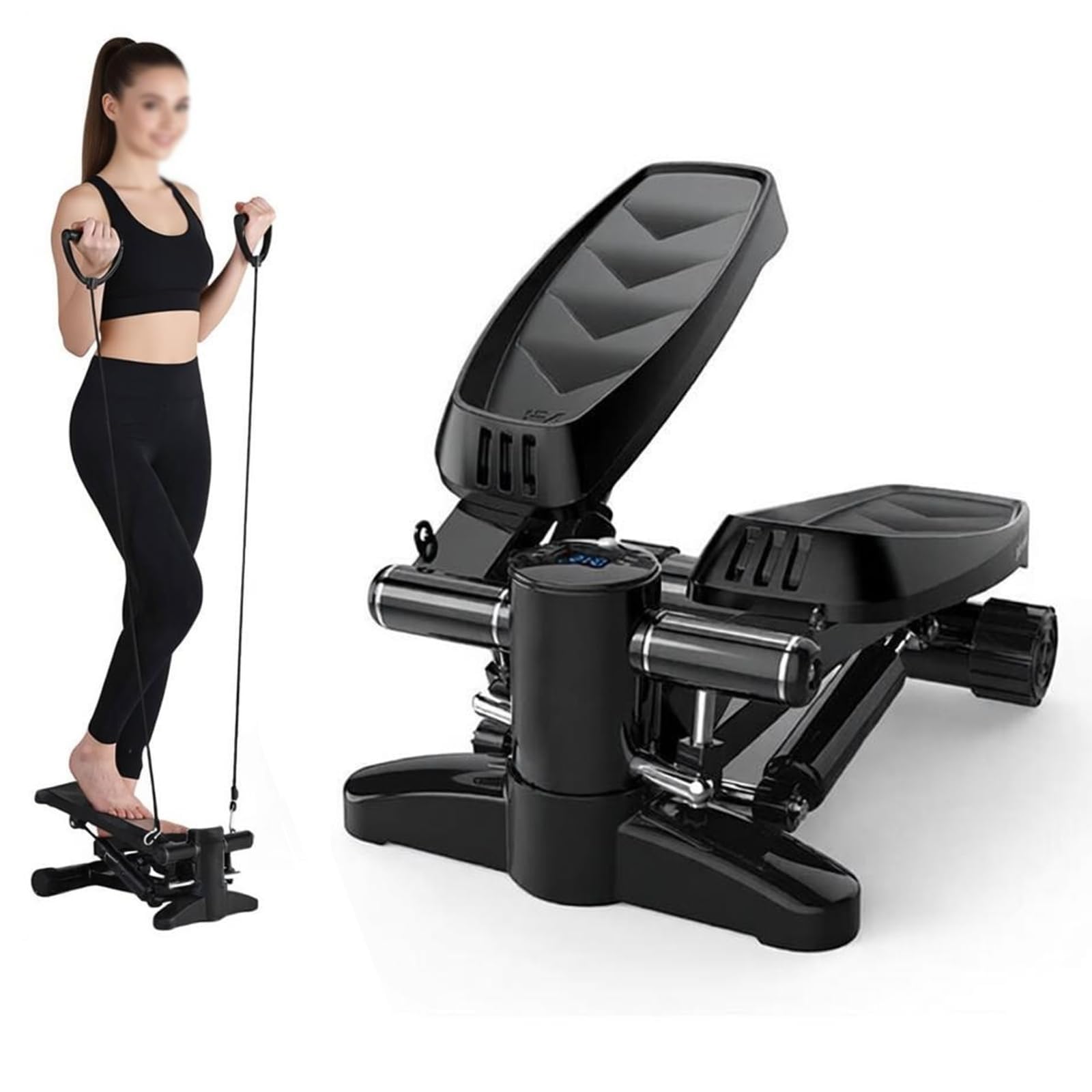 Step Fitness Attrezzi Palestra Casa Glutei E Gambe Pedana Step Fitness Casa Fascia di Resistenza Inclusa Base Antiscivolo
