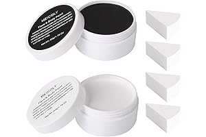 Halloween Face Paint Clown White Makeup, Classic Pro Oil Based Face Paint,...