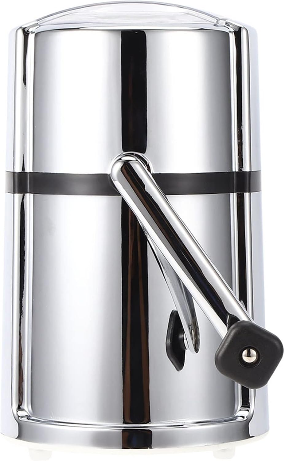 Manual Ice Crusher, Hand Crank Ice Chopper for Commercial Household Portable Shaved Ice Crusher with Stainless Steel Blade