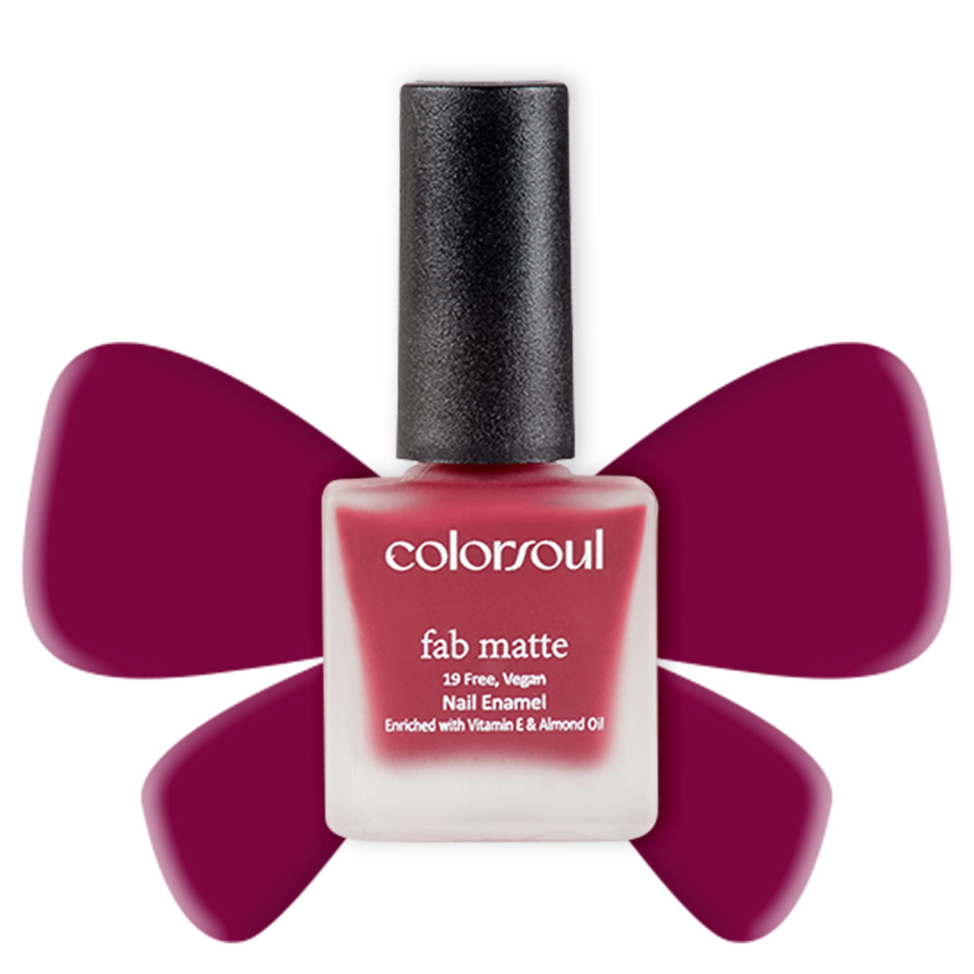 Colorsoul Fab Matte Nail Enamel,Pink Peonies,F09