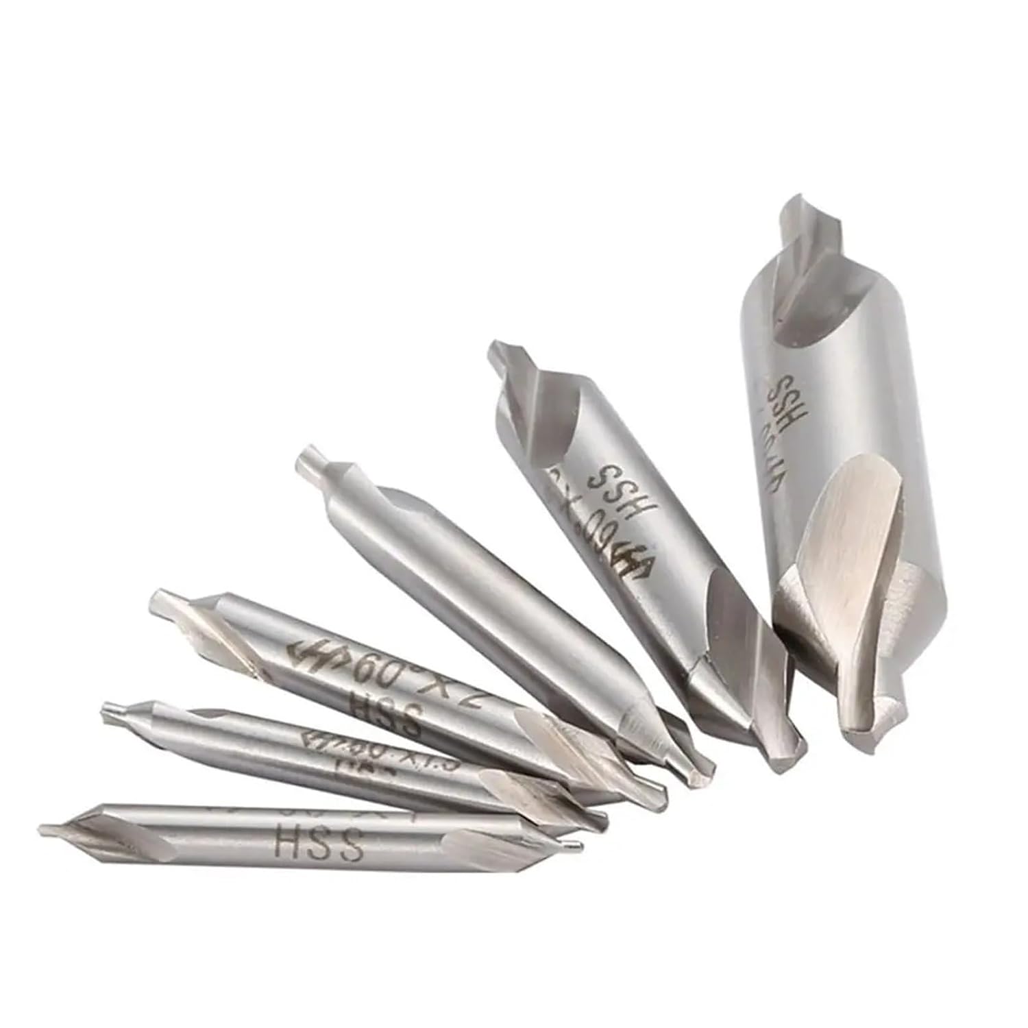 1pcs HSS Combined Center Drills 60 Degree Countersinks Angle Bit 1.0mm 1.5mm 2.0mm 2.5mm 3mm 4mm 5mm 6mm 8mm Metal Drill Bit(1.5mm)
