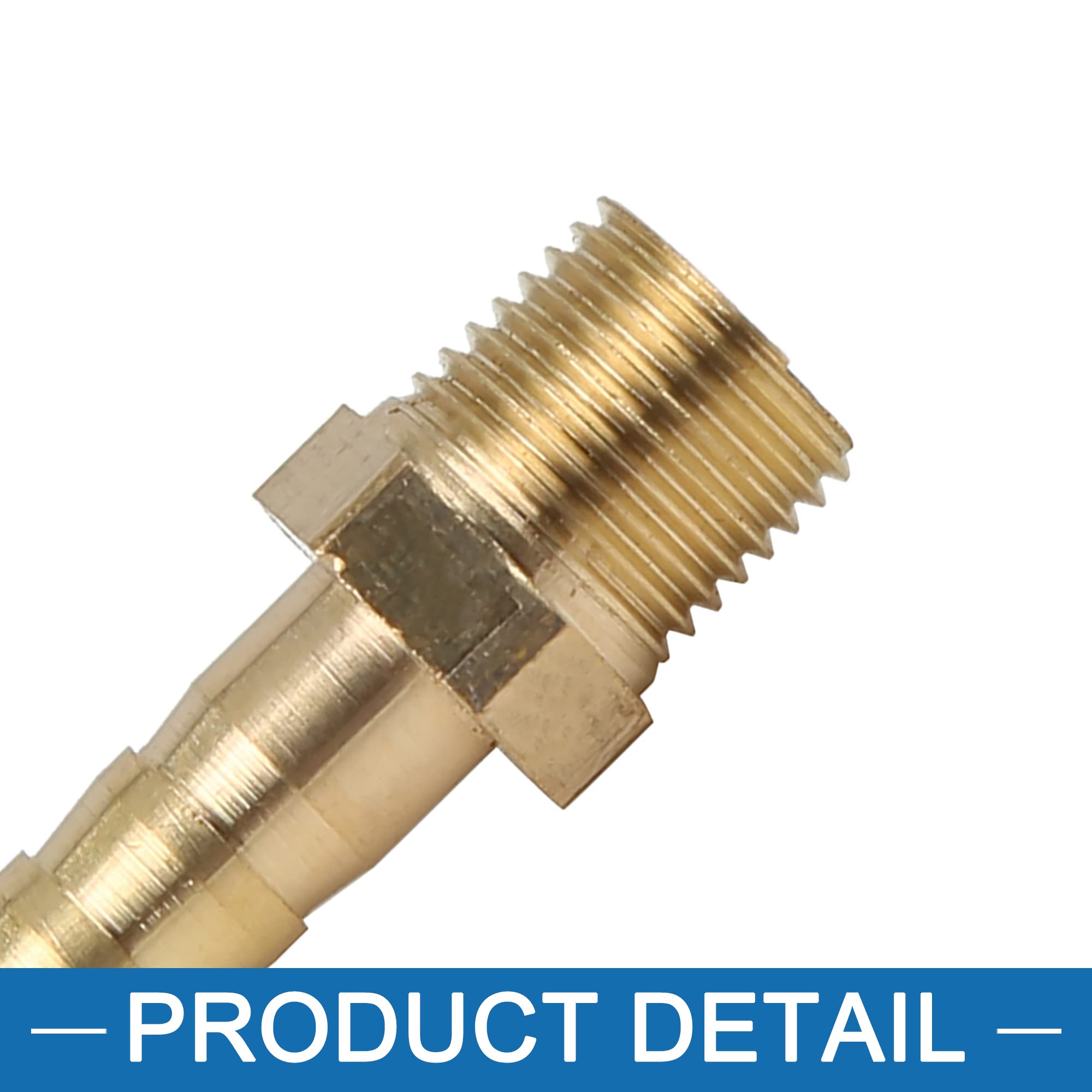 WUUKEPSG 1/2" 1/8" 1/4" 3/8" Bsp Connettore Filettato Maschio, Raccordo Dritto A Pressione Pneumatico A Pressione Per Collegare Aria 6 Mm 8 Mm 10 Mm 12 Mm 14 Mm 16 Mm Od