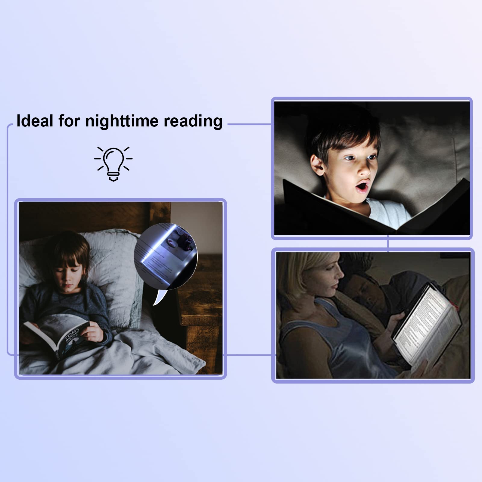 Luz De Lectura Led Cuello, Luz De Libro Leer Cama, 3 Co... | Cuotas Sin