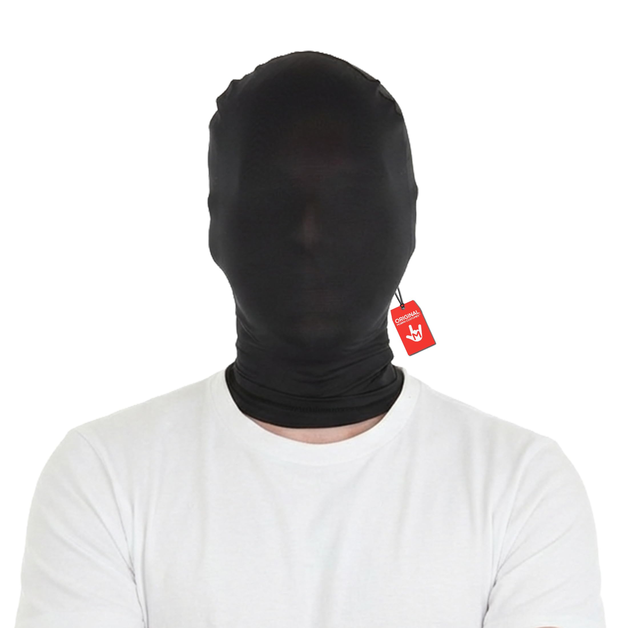 Black Morph Mask, Black Full Face Mask, Faceless Mask