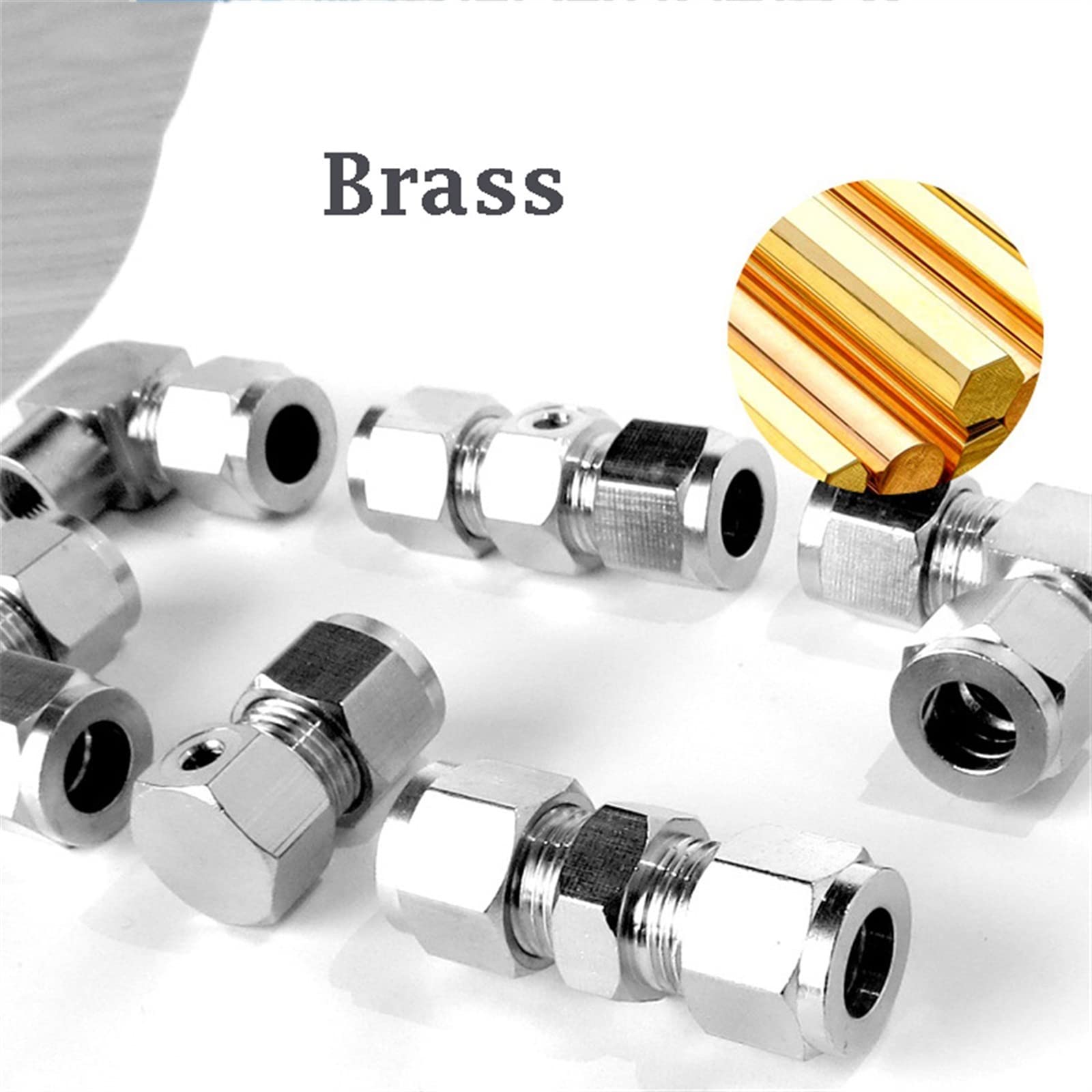 Pulvérisateur haute pression, lot de 5 buses en laiton pulvérisateur de jardin haute pression, 10/24 UNC(0,4 mm)