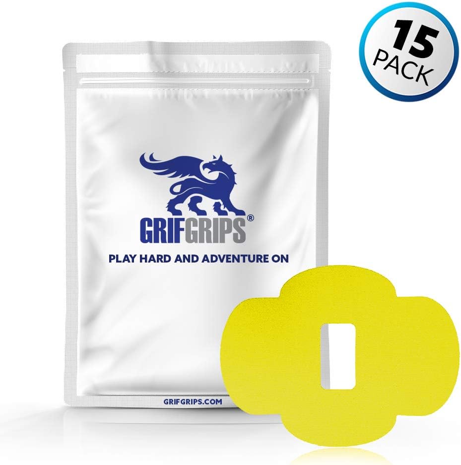 GrifGrips Wrap Grip Sports Adhesive Patch for Dexcom G6-15 Pack