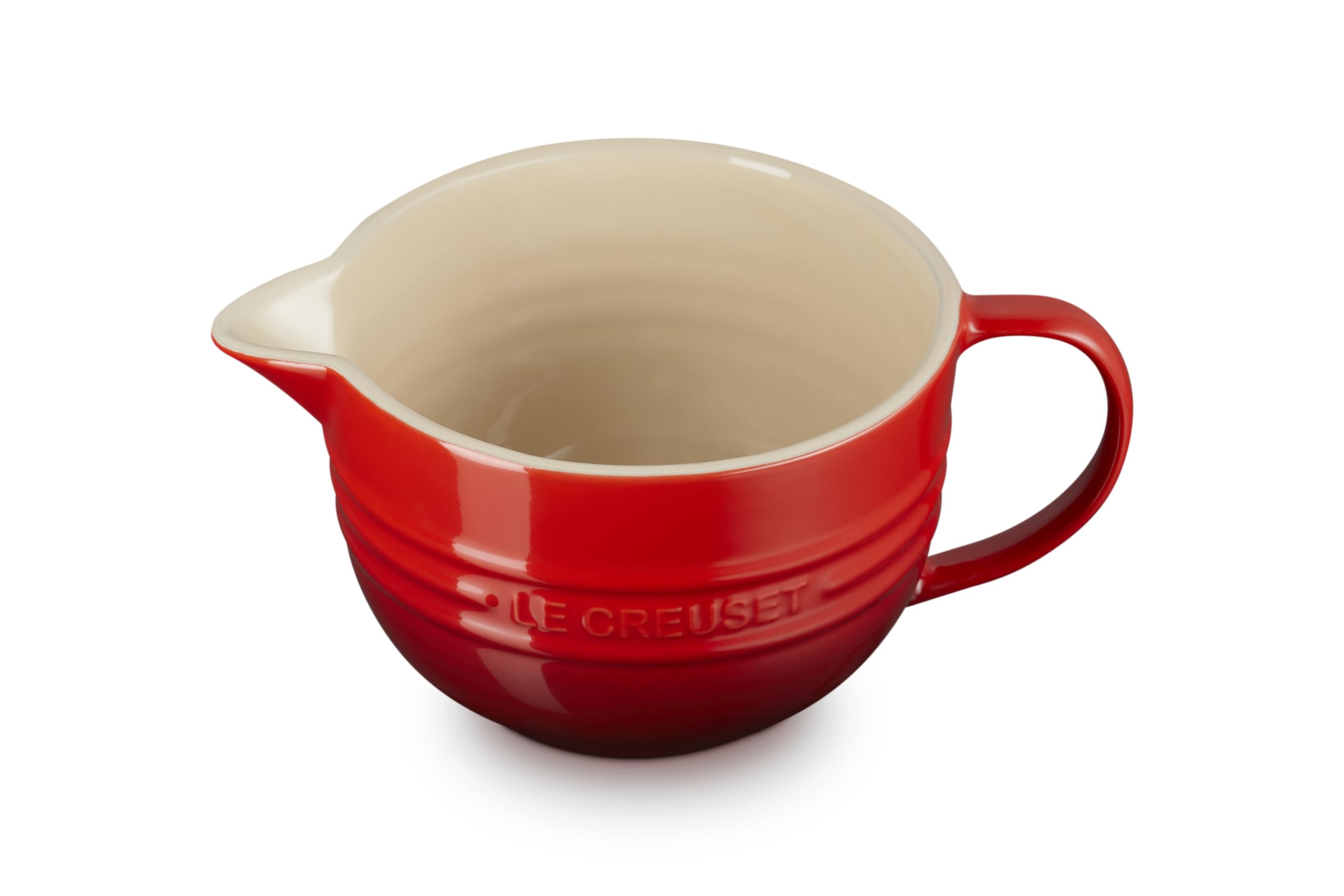 Le Creuset Jarra mezcladora de cerámica, 2 L, color cereza