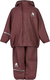 Celavi Unisex Children's Basic PU Rain Set Rain Jacket
