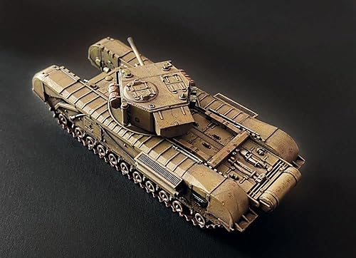 Miniatura 11 de Italeri 7083S 1:72 Brit. Churchill Mk. III Kit de construcción de modelos de pie, manualidades, pasatiempos, pegado, kit de plástico, multicolor