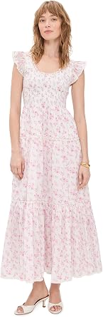 LOVESHACKFANCY Womens Chessie Dress