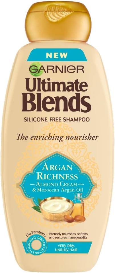 Ultimate Blends Argan Oil and Almond Cream Dry Hair Shampoo, 360ml