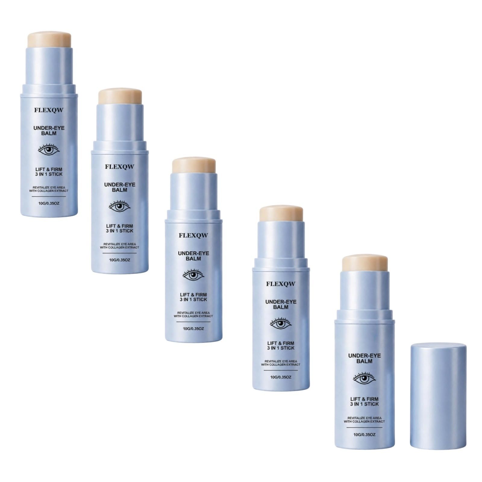 Fondotinta Stick con pennello,fondotinta Primer Face Makeup Blur, Lightweight, Smooths, Correttore a lunga tenuta,Effetto di cambiamento di colore,Leggero e idratante a lungo termine, Minimize pori,