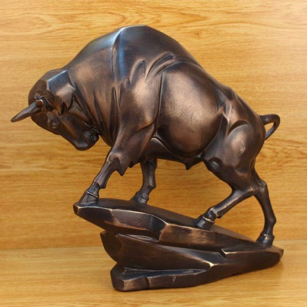 Sculpture Bust Handmade Brass Statue Retro Polyresin Animal Decor Craft Ornament Ornaments