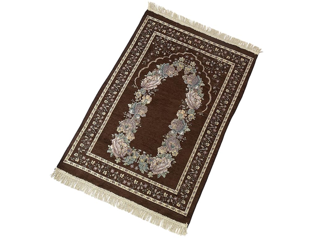 Tapis de prière islamique portable avec sac de transport pour le Ramadan