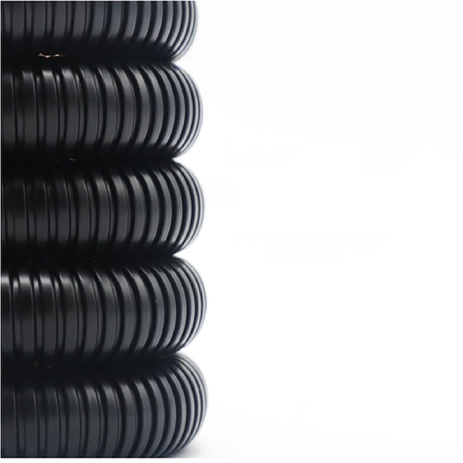 BATLAM 150 cm Schwarzer Wasserhahnschlauch, Flexibler PVC-Brauseschlauch, Sanitärschlauch, Badezimmerzubehör, Wasserleitung, 1,5 m (2 m)