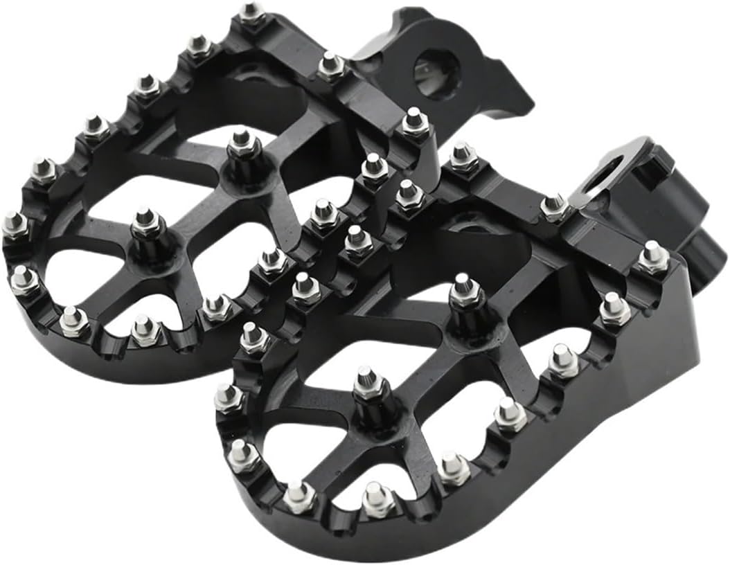 Motorcycle pedal Motorcycle Aluminum Footpegs Pedals Floor Boards Tenere XTZ700 700 2019-2024 700 Edition Tenere 700 World(Black)