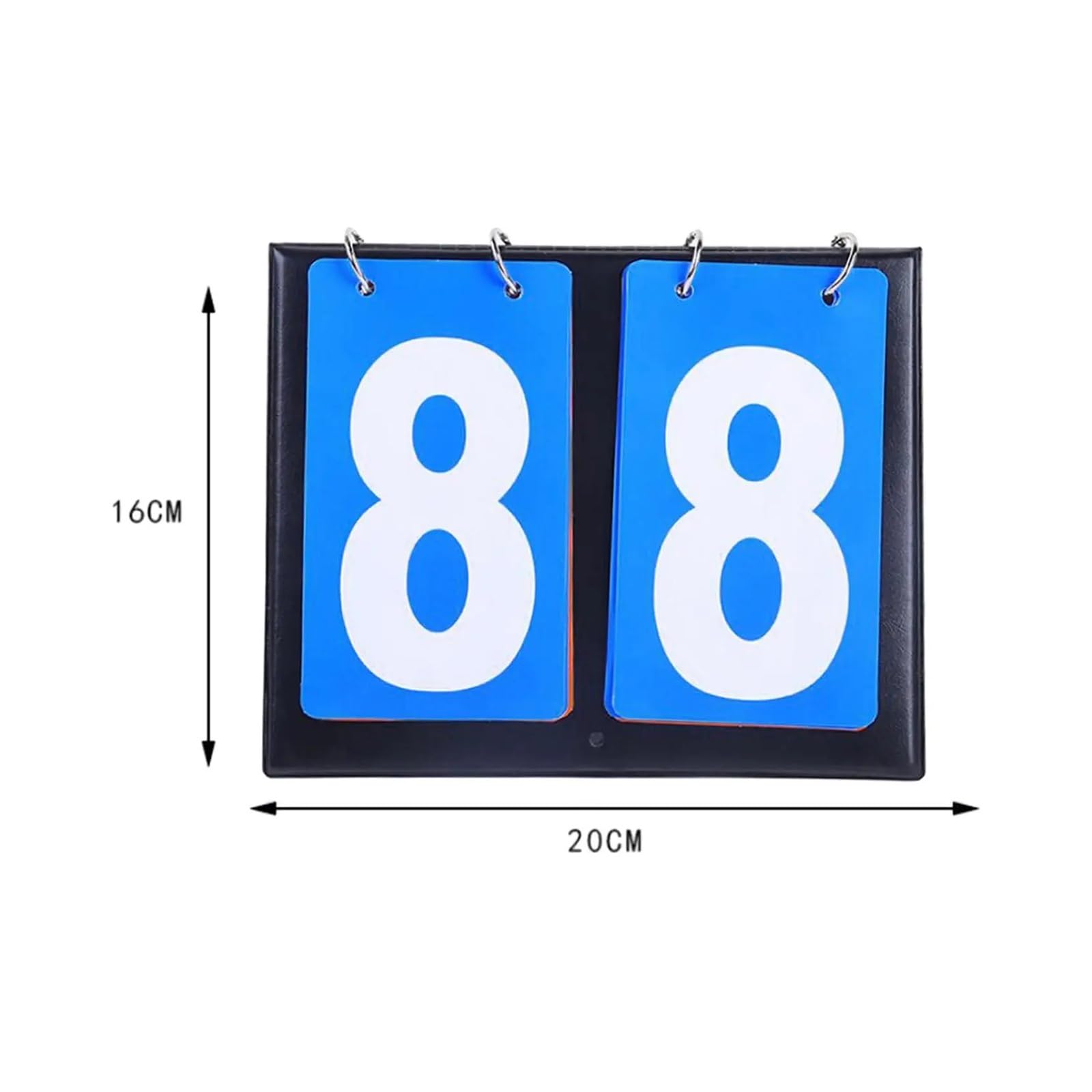 1 Set (3 Pezzi) tabellone segnapunti da Tavolo a 2 cifre, ribalta Il Multiuso for Basket, for la Competizione Sportiva all'Aria Aperta per Calcio, Badminton, Baseball