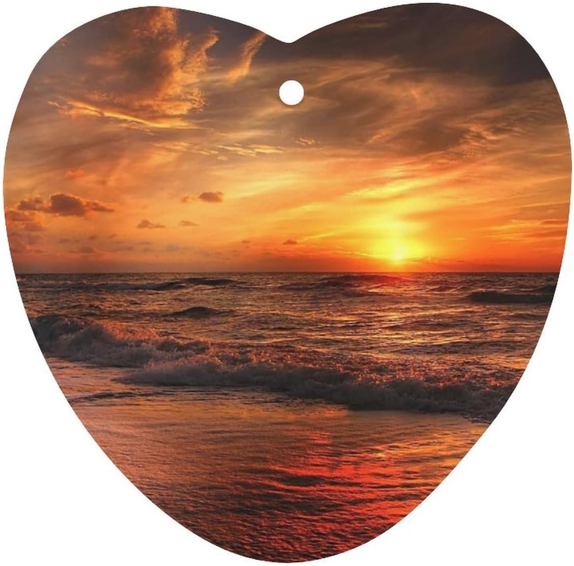 Beach And Sunset Car Air Freshener Hanging Car Scent Cards Decor Interior Accessories