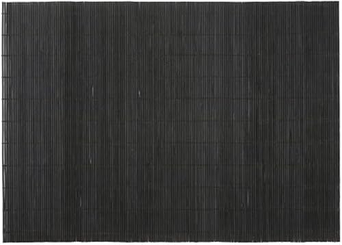 Miniatura 6 de BambooMN Mantel individual de bambúalfombrilla de sushi - 18.5" x 13" - Marrón con cuerda, 4 piezas