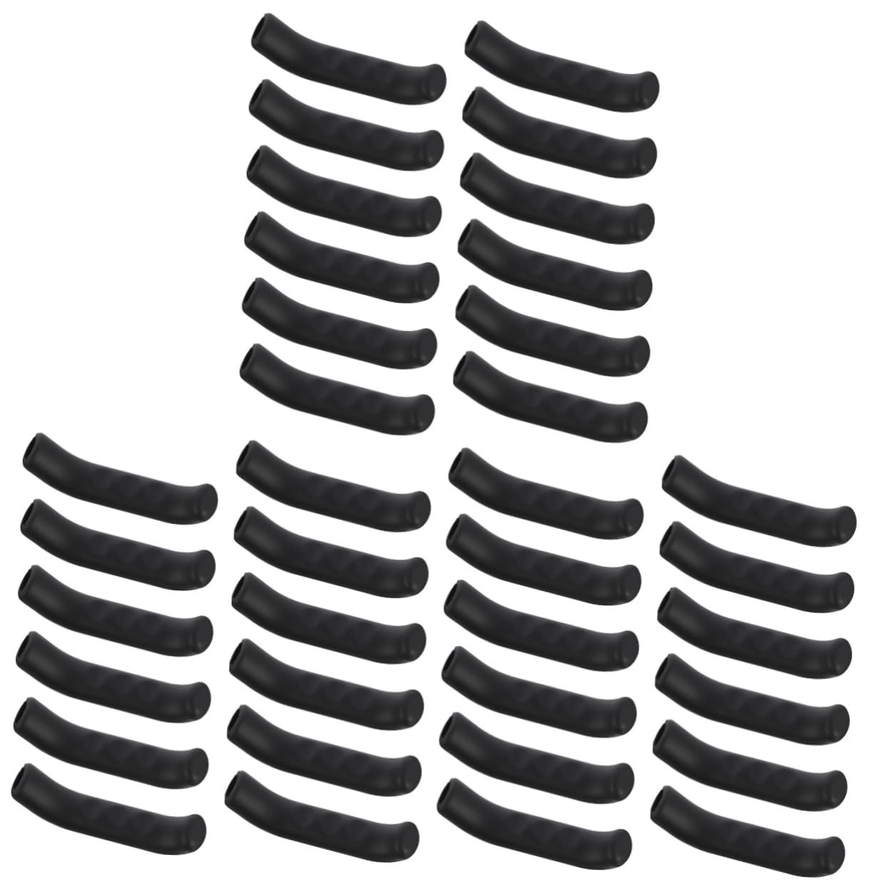 TOYANDONA 3 Ensembles Manchon En Silicone Pour Poignée De Frein Guidon Couvercle De Poignée De Frein Capuchon En Silicone Pour De Parties À Vélo Gel De Silice Noir 6 Paires*3