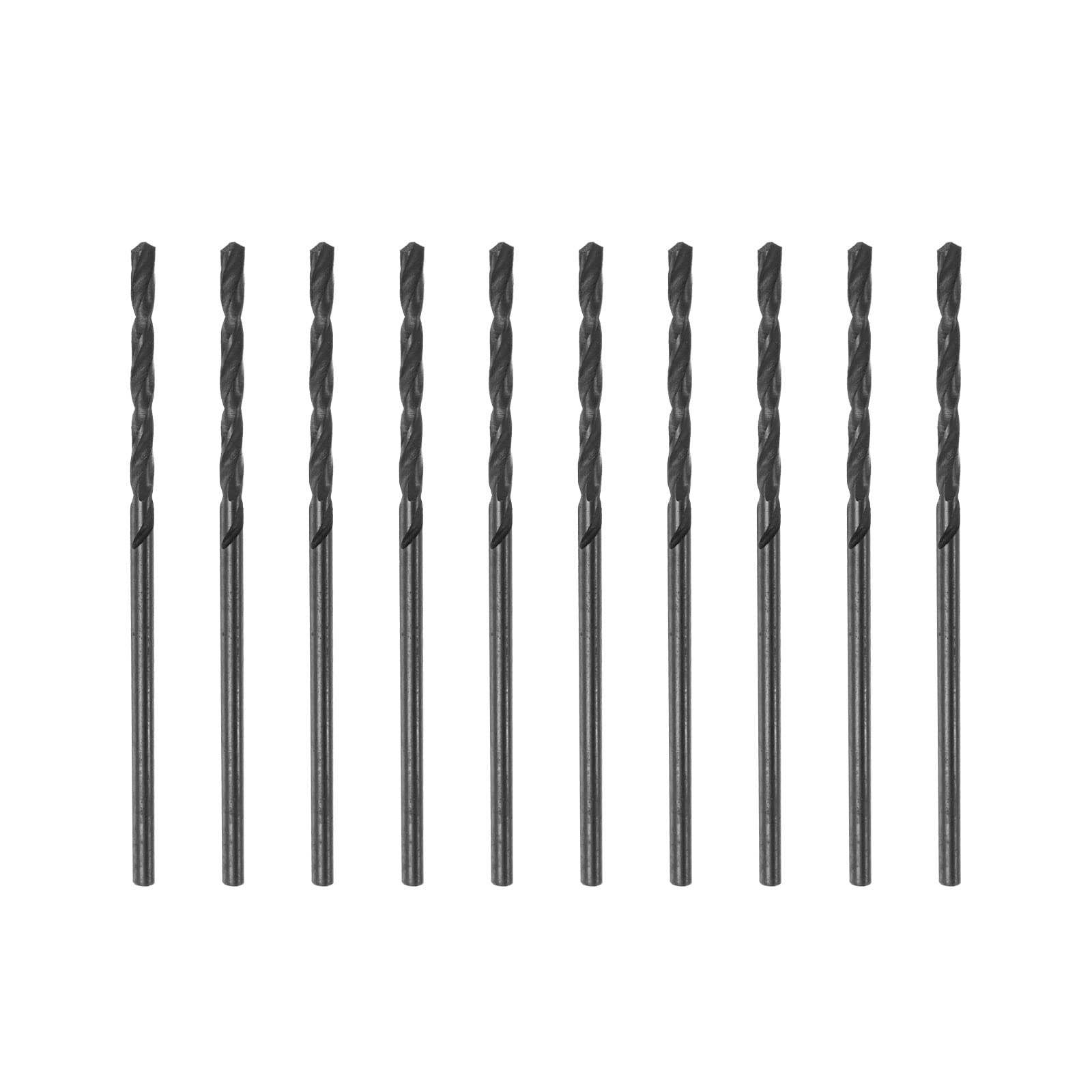 2x HSS-Spiralbohrer, 4,3 Mm Durchmesser, 75 Mm Gesamtlänge, Schwarz Oxidiert – Für Metall, Holz & Kunststoff