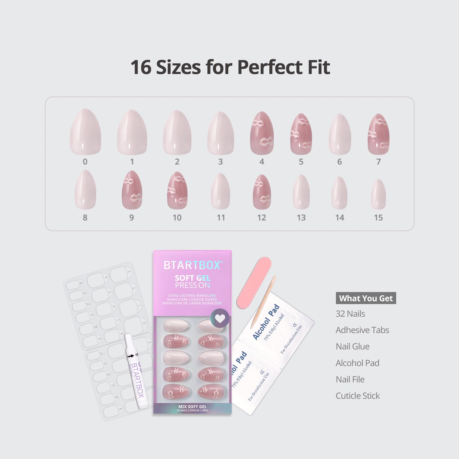 BTArtbox Soft Gel Press-On Nails