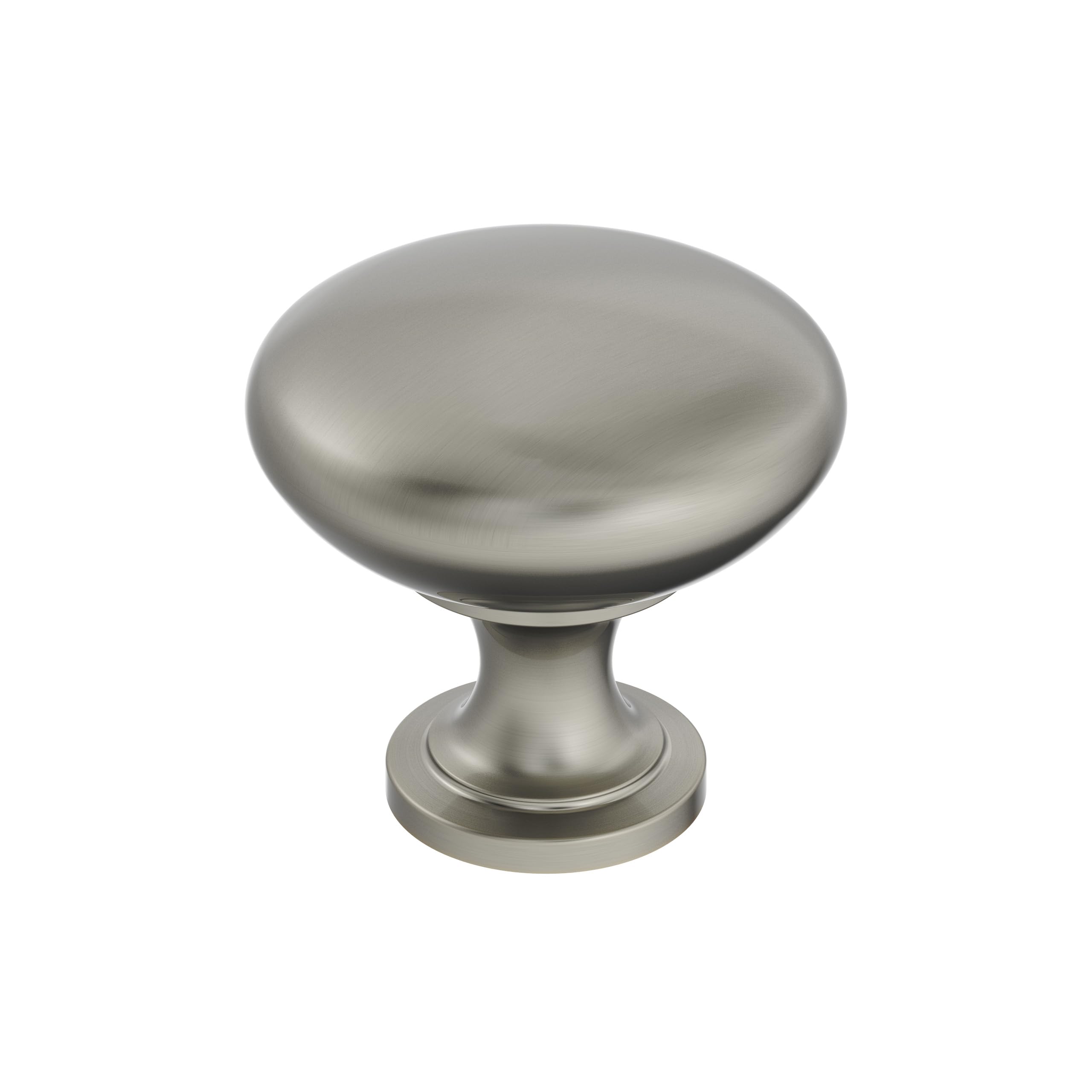 Amerock BP53005-AS Allison Value Hardware 1-1/4-Inch Diameter Knob, Antique Silver