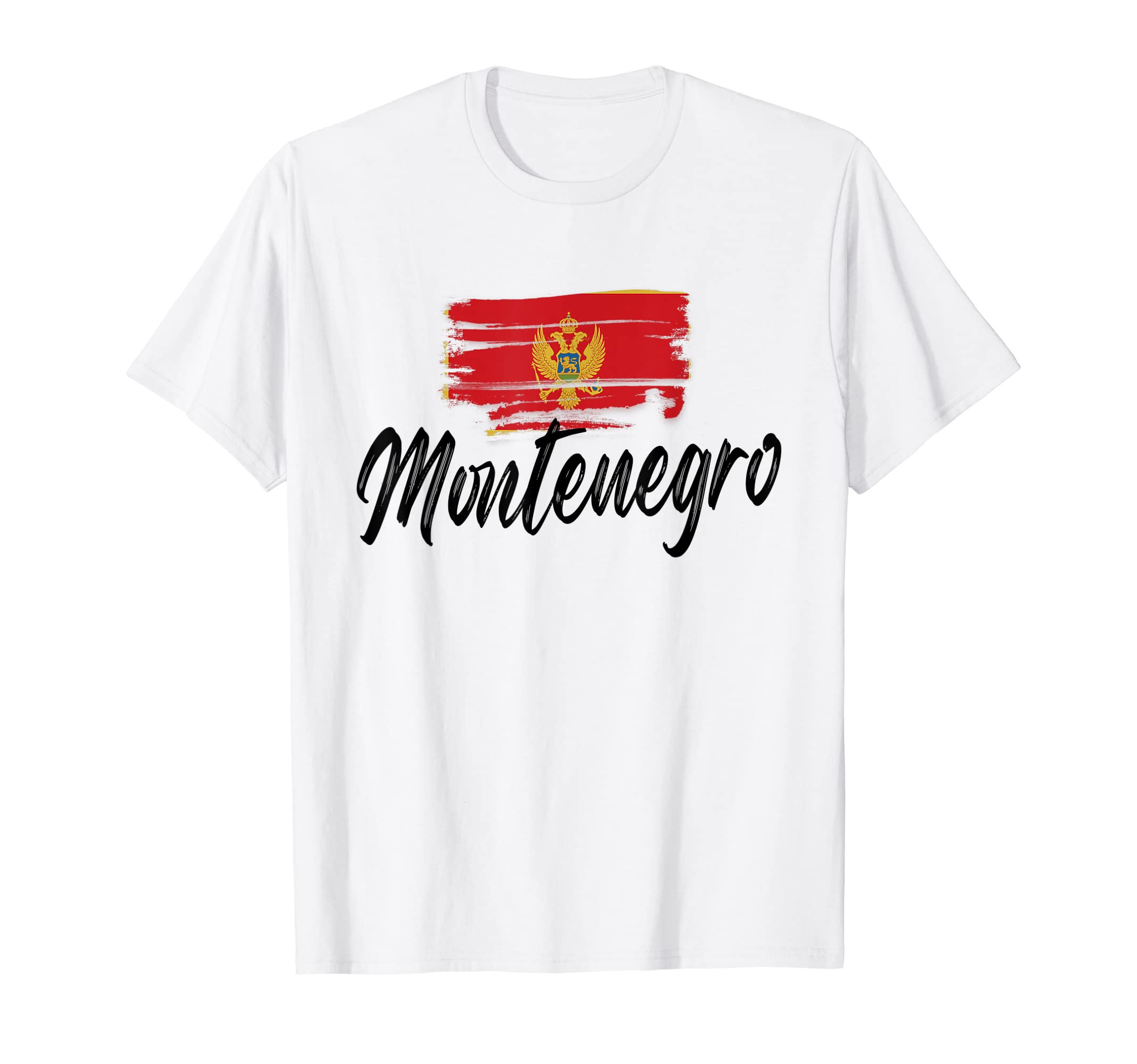Montenegro Flag Montenegrin Montenegro Pride HeartT-Shirt