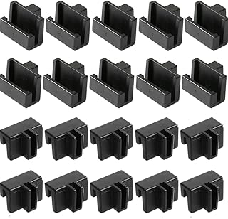 20Pcs Hanging File Rail Clips, Black File Folder Clips Drawer Divider Clips, Plastic File Rail Clip for Wood Drawers, Hanging File Folder Organizer for File Storage, Keep Folders Neat and Organized