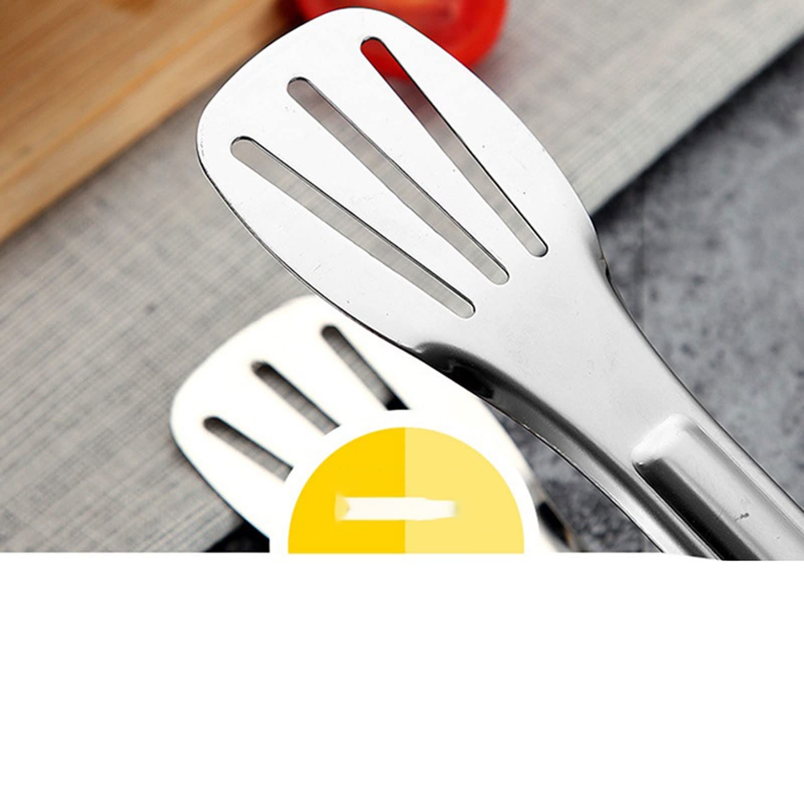 Pinzas de Cocina Pinzas de Acero Inoxidable para Alimentos Utensilios de Cocina Pinza anticalor para Pan Buffet Cocinar Postres de repostería (14 Pulgadas)