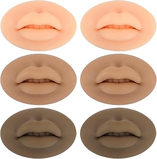Labios falsos de tatuaje, 6 piezas de labios ...