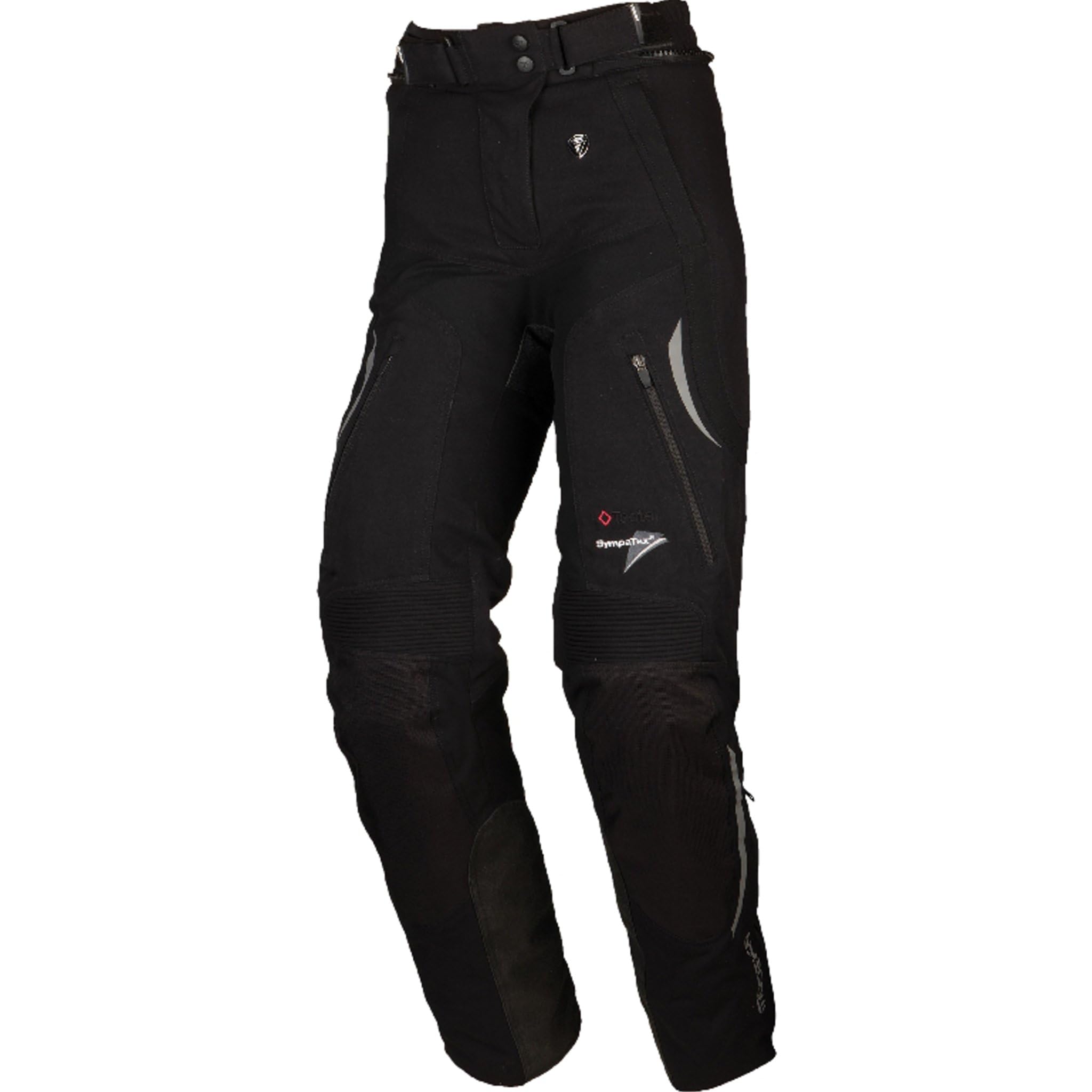 Modeka Takuya Damskie spodnie motocyklowe tekstylne, czarny, Short 27
