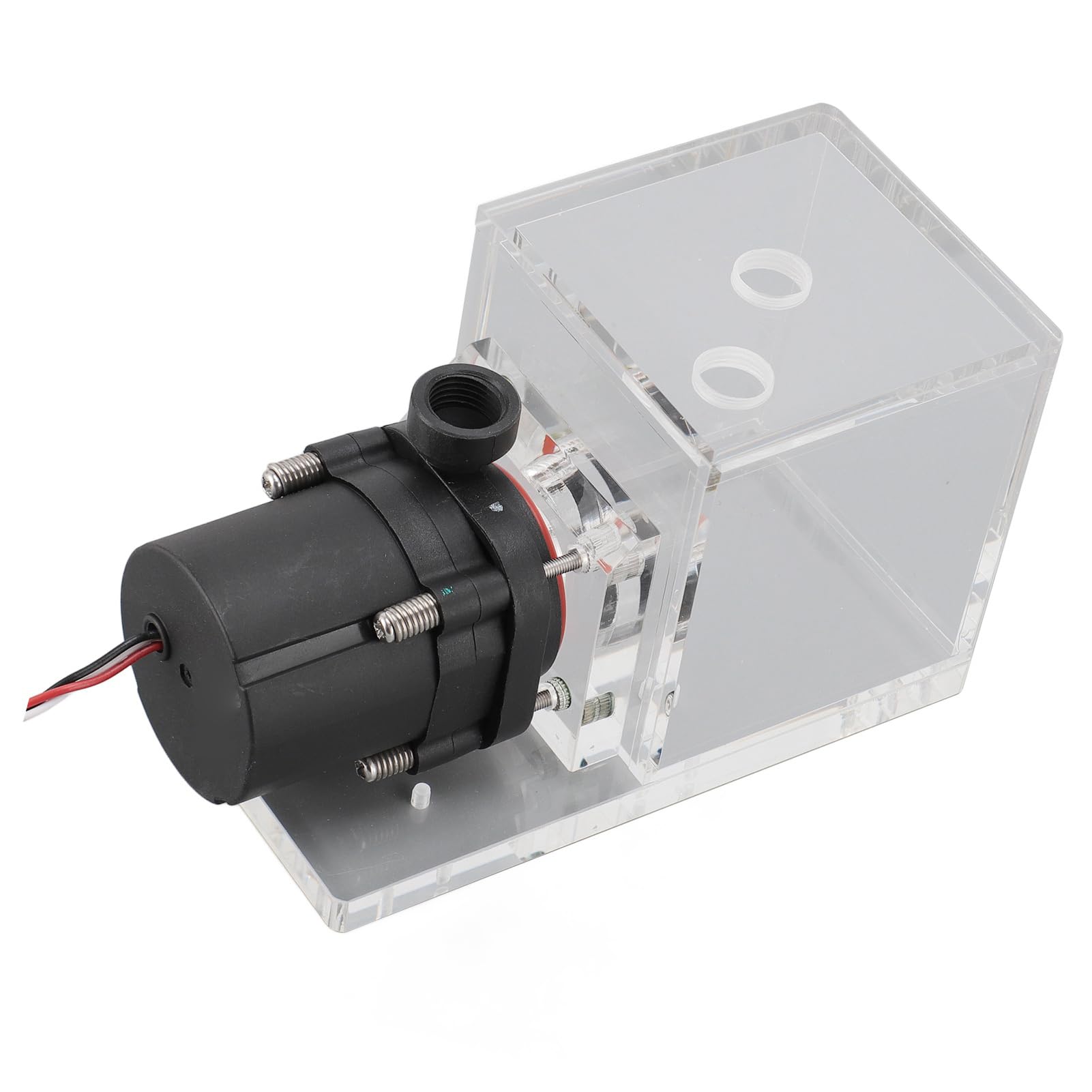 Bewinner Wodna Pompa Chłodząca, 10 W 12 V o Wysokim Przepływie 600 L/h Pompa Chłodząca Procesor Komputera PC, Interfejs Gwintowy G1/4, Cicha Ceramiczna Konstrukcja Odśrodkowa do Komputerowego Układu