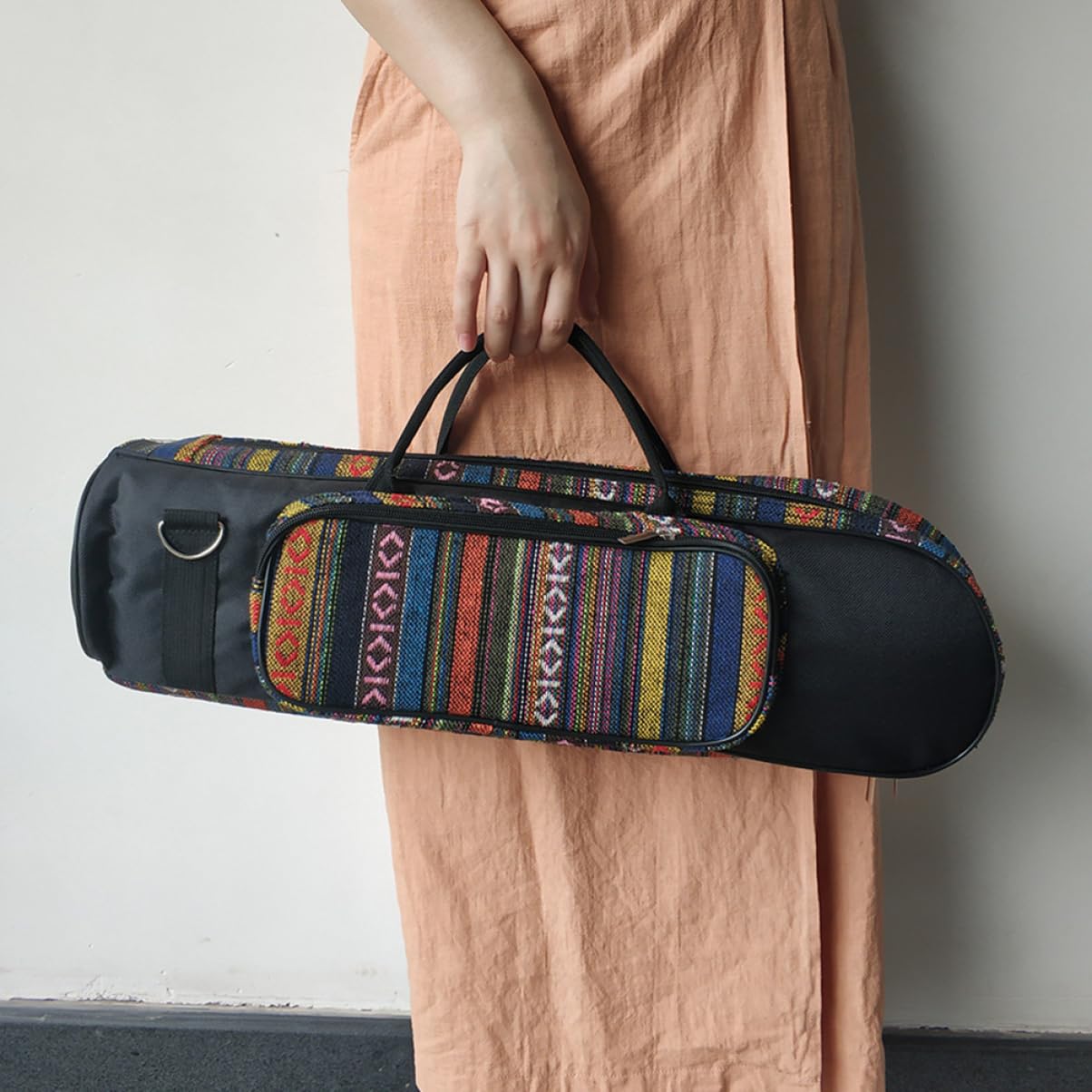 ifundom 1pieza Bolsa De Trompeta Acolchada De Oxford Práctica Funda De Instrumento Musical Diseño Portátil Compartimento Frontal Para Almacenamiento y Transporte De Trompetas