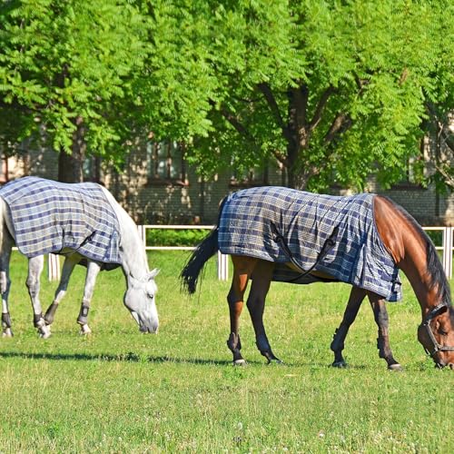 Image of 4 Pcs Horse Blanket Straps Adjustable Elastic Tail Strap with Double Ended Clips Stretchy Horse Blanket Leg Straps Replacement Elastic Legs Strap,16 inch