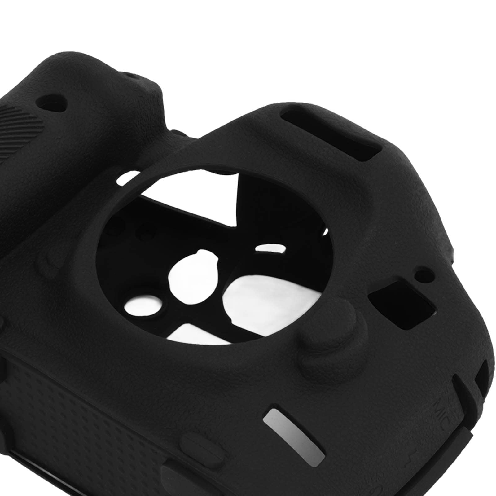 Funda de Silicona para cámara 5D3, Superficie de Textura, Cubierta Protectora Suave, Carcasa del Cuerpo con Funda Base