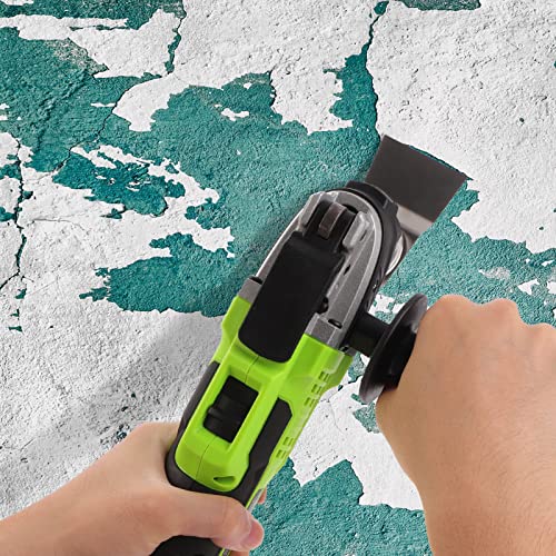 Yougfin Oscillating Multi-Tool Kit, 20V Cordless Oscillating Tool, 6 Variable Speed, 4.5° Oscillation Angle, Bright Led & Quick Change, Power Tools With 27 Pcs Accessories & Carrying Bag #TOP1