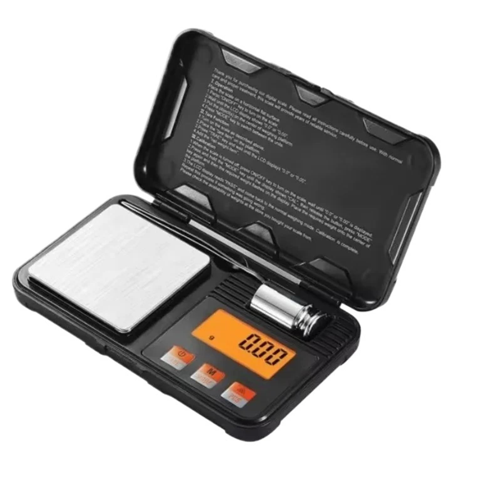 básculas de precisión, 1 Unidad de báscula Bolsillo precisión 0,001 g, balanza electrónica Digital, Mini magnesio portátil(50g-0.001)