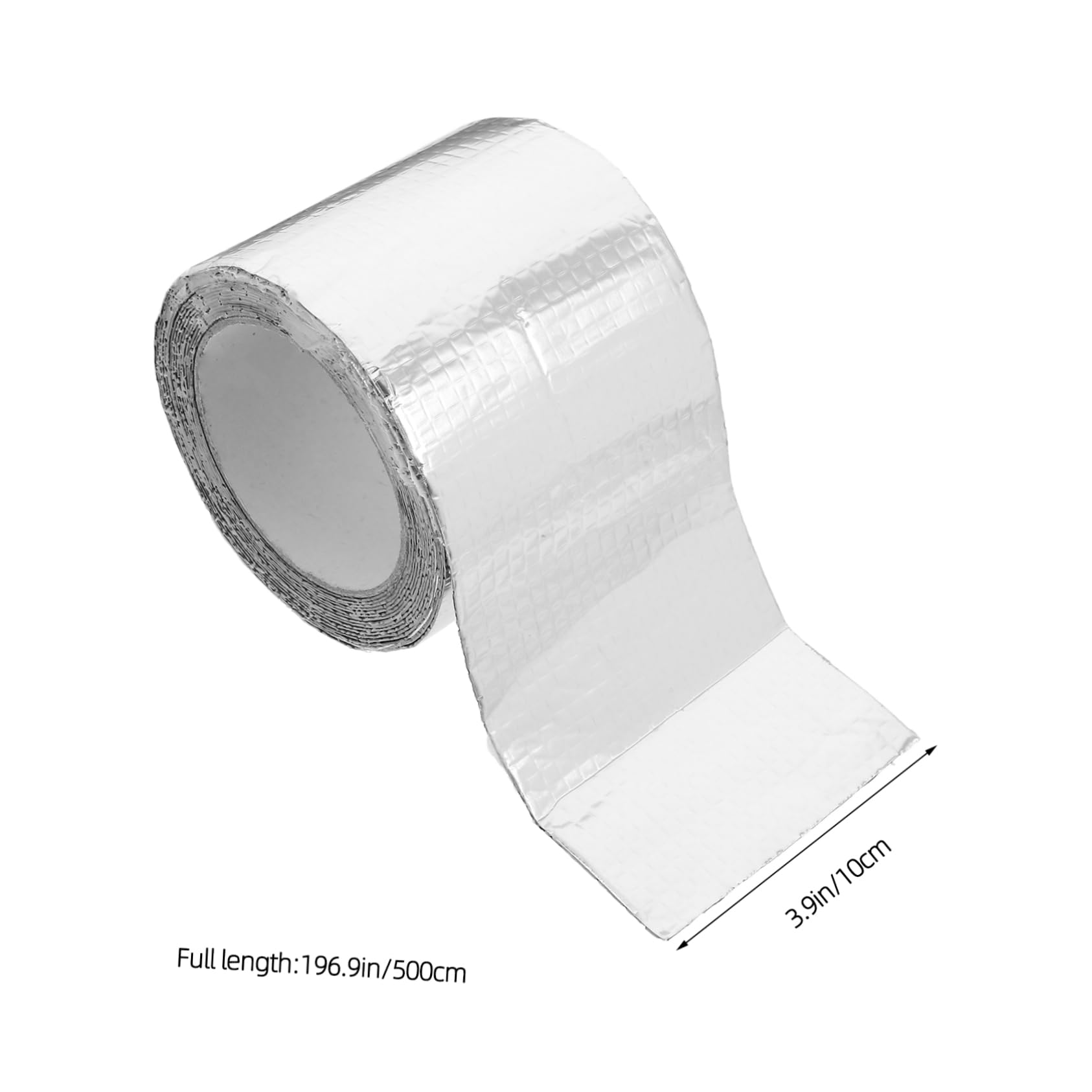 SOLUSTRE Self-Adhesive Aluminum Foil Tape Butyl Sealant Roof Leak Repair Tape Multisurface Compatible