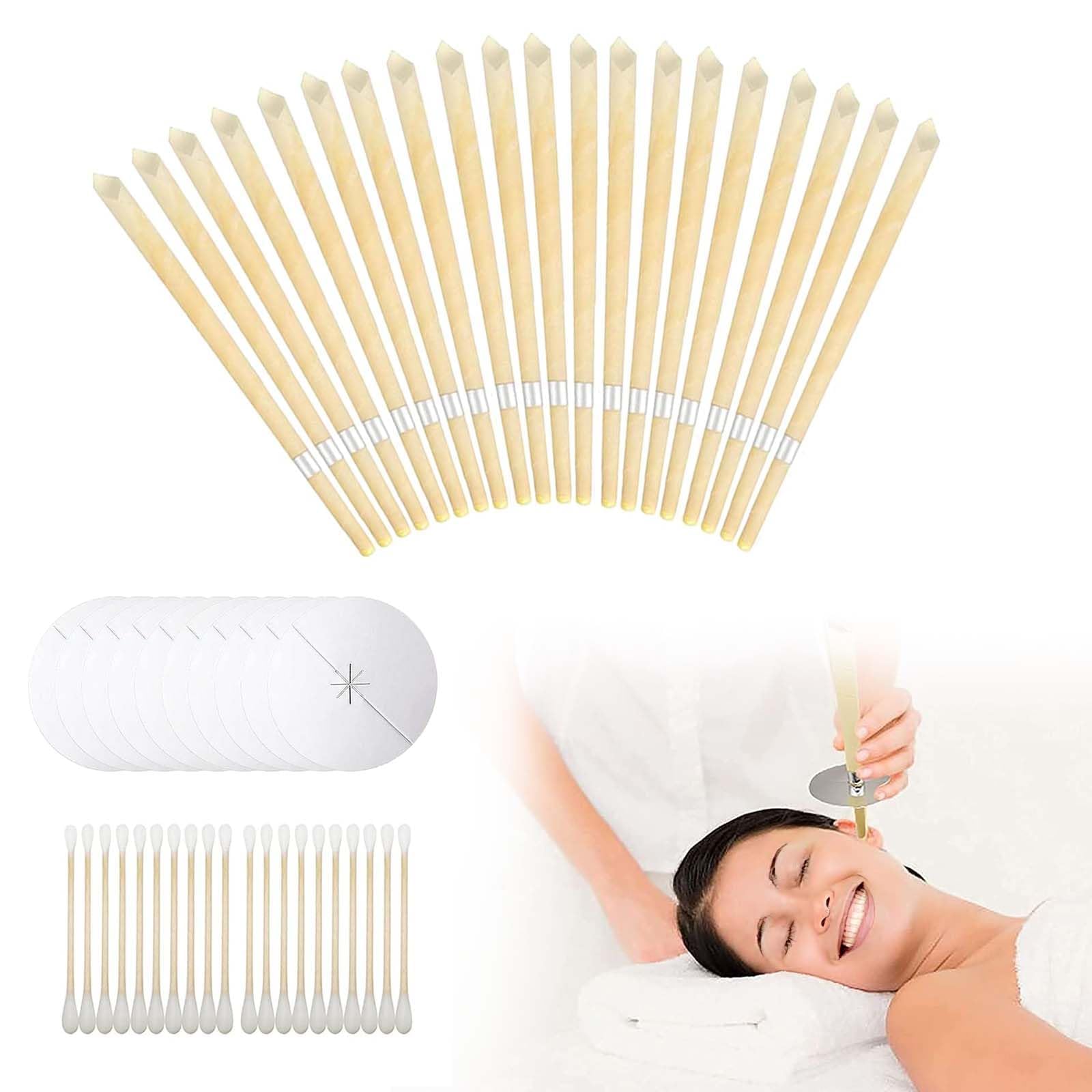 20 Pcs of Ear Cleaning and Ear Wax Removal Kit Convenient to Use Spacers and a Nice Storage