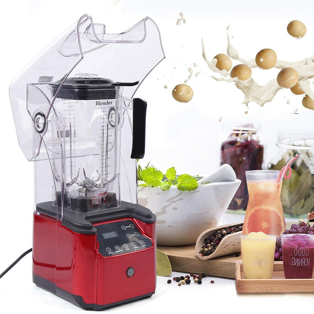 Drink Mixer 2.2L Profi Standmixer elektrischer Getränkemixer Mixbecher für Smoothies, Cocktails, Milchshakes u.a. Getränke, Saucen oder Pürree 2200W