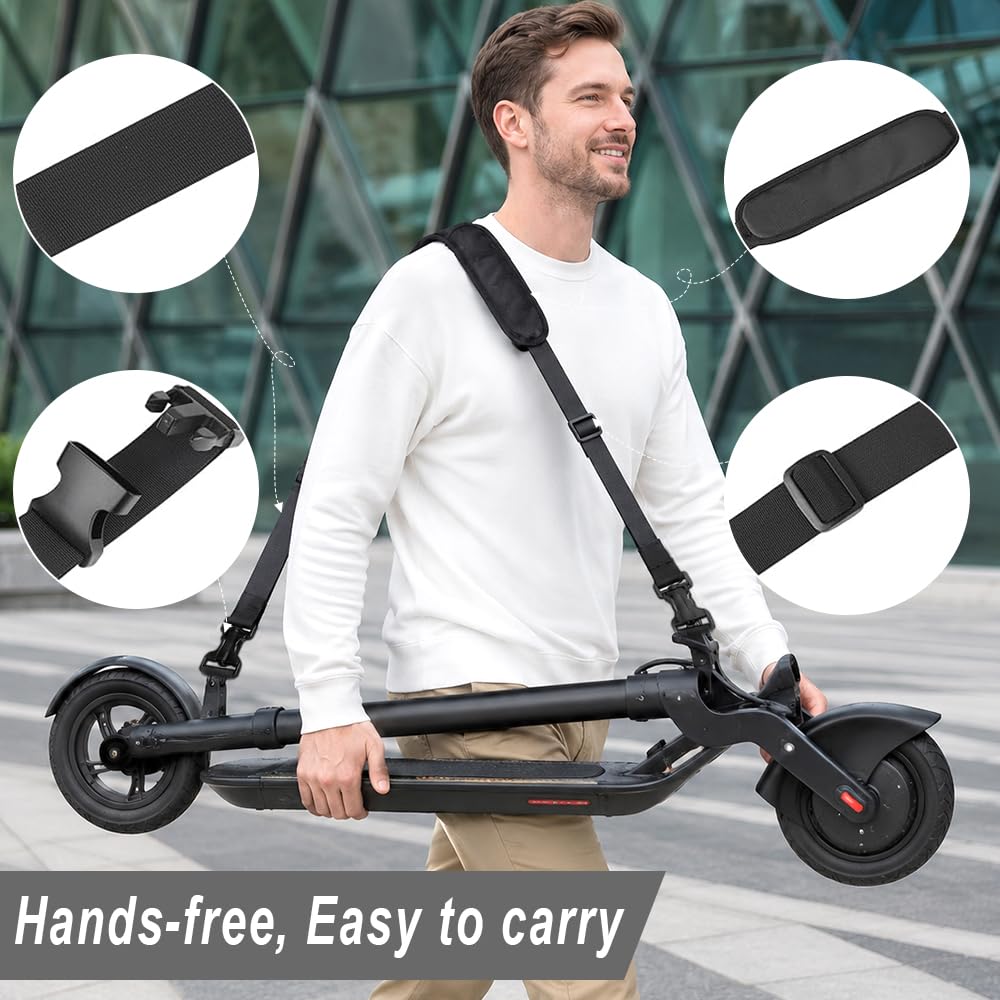 Cinghia Monopattino,Tracolla Skateboard,Tracolla per Sedia da Spiaggia,Tracolla Trasporto Bici,Cinghia Tappetino Yoga,Cinghia di Trasporto per Sedia Spiaggia, Sedie Sdraio, Biciclette, Scooter