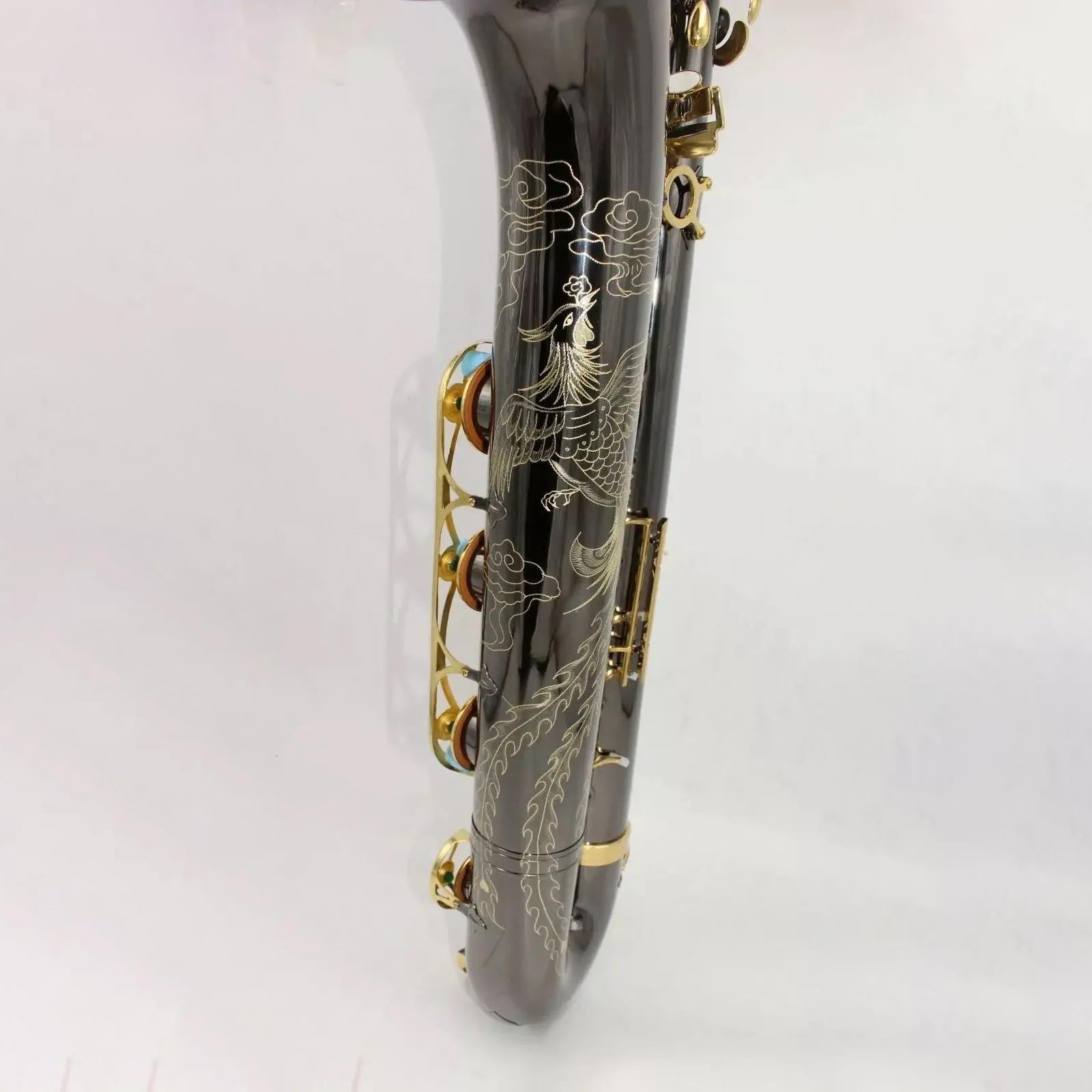 Amazon | サックス バリトン ベース ミュージック ブラック ニッケル